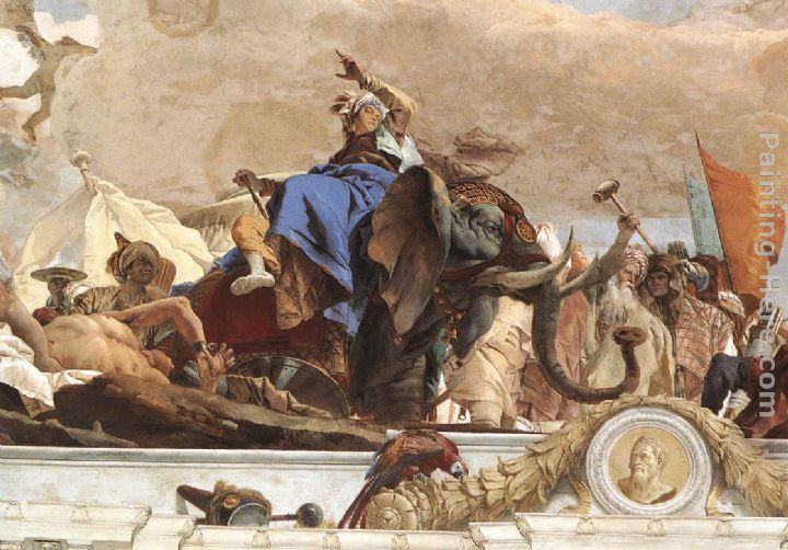 Giovanni Battista Tiepolo Apollo and the Continents [detail 7]